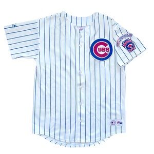 vintage 90s chicago cubs majestic mlb baseball jersey authentic